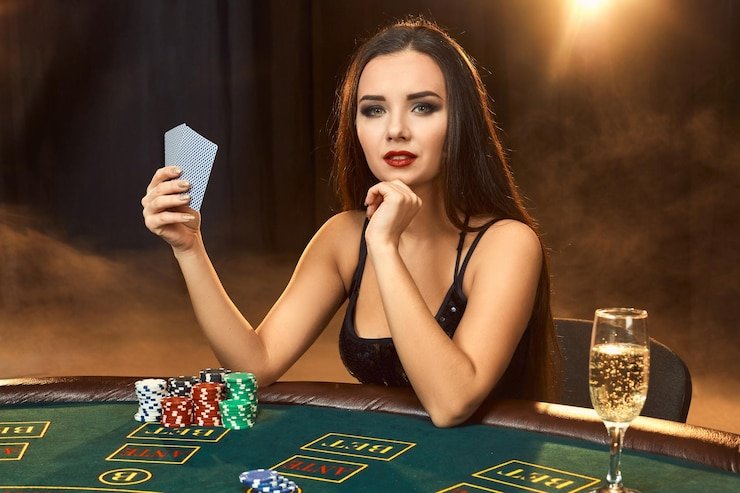 Bikini Paradise bet sizing interface showing stake per line and total wager display